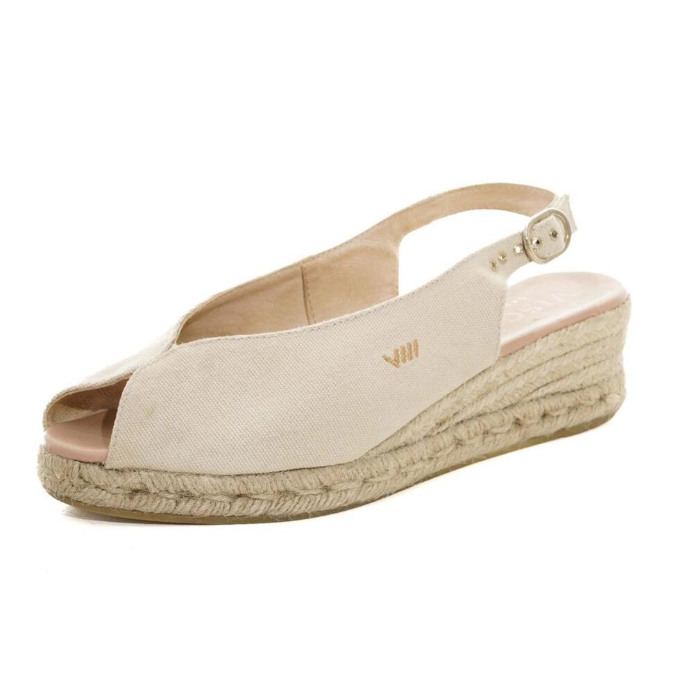 viscata Dosalia wedge shoes espadrille slip on 39 / 8
